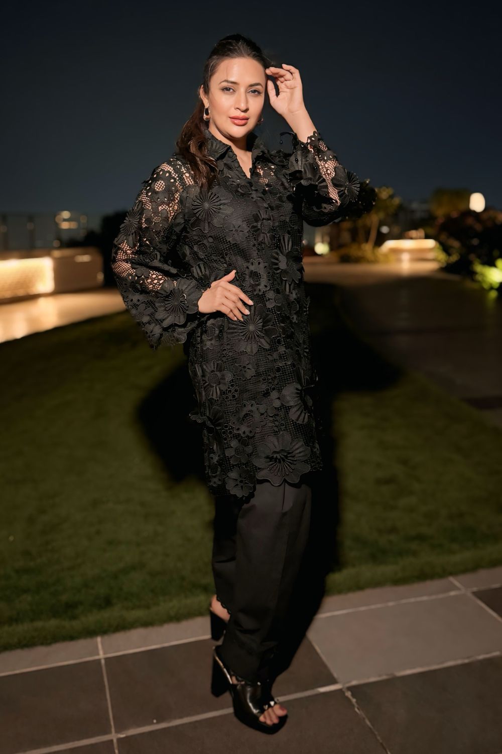 Divyanka Tripathi Dahiya In Our Diya Kurta Set