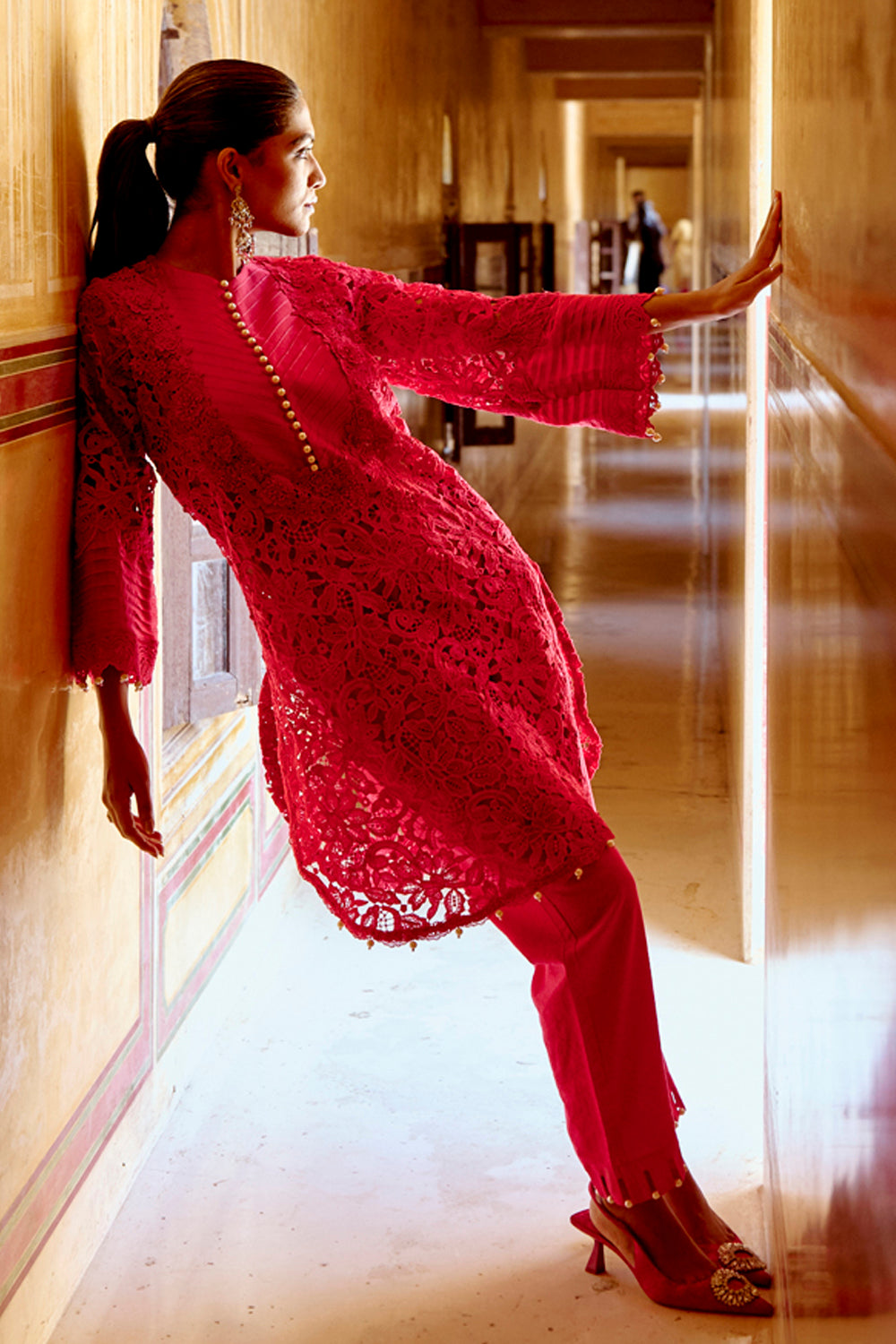 Kashvi Hot Pink Kurta Set