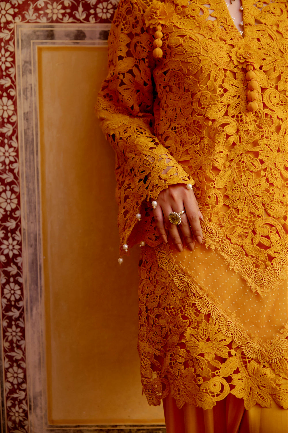 Devika Yellow Kurta Set