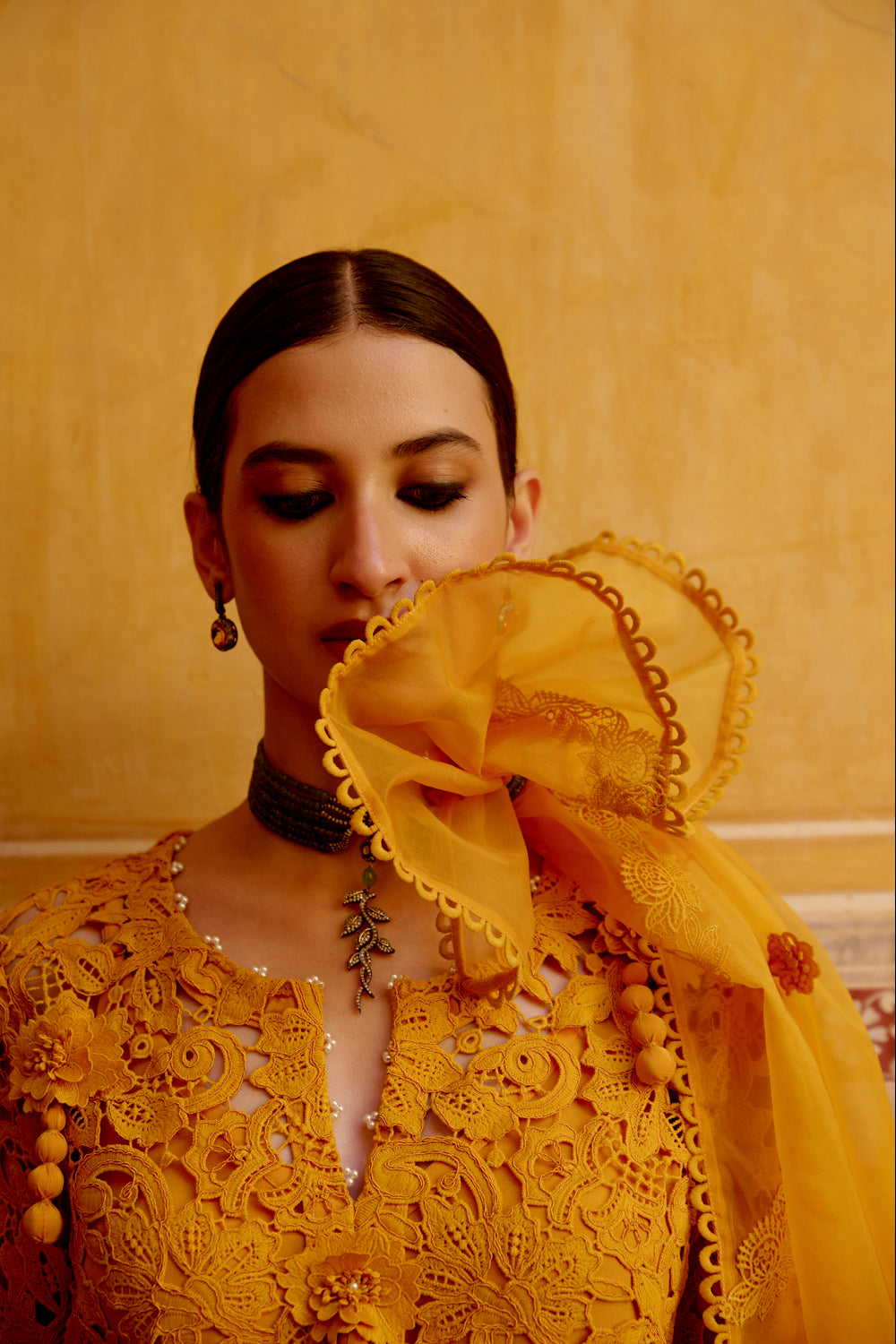 Devika Yellow Kurta Set