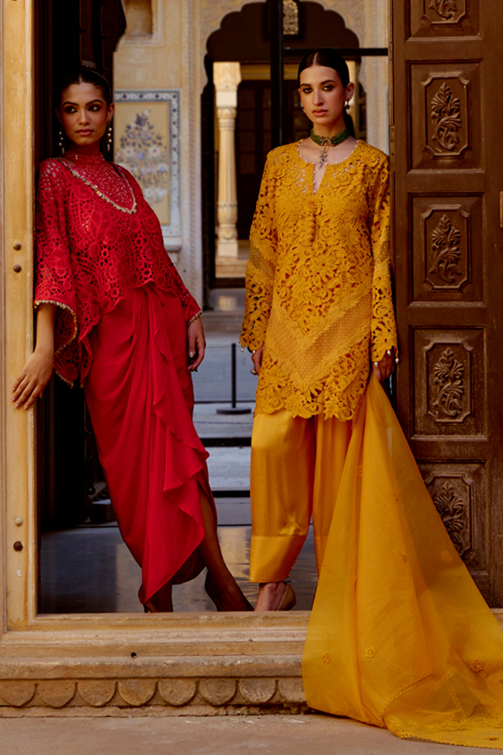 Devika Yellow Kurta Set