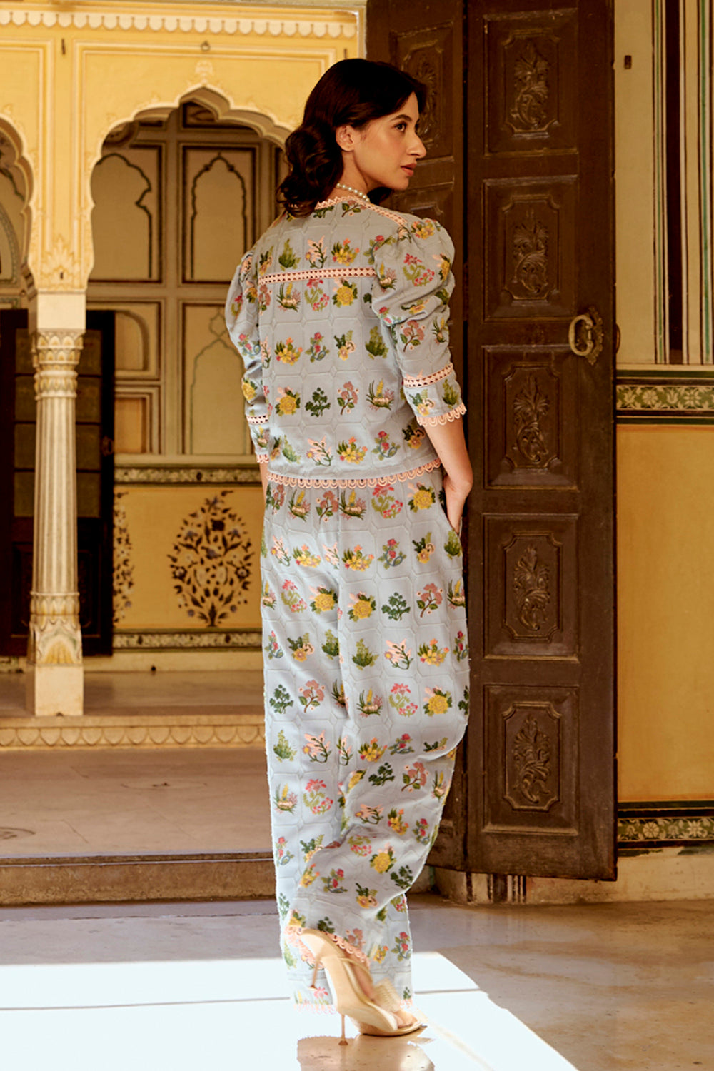 Dinaz Sky Blue Co-ord Set