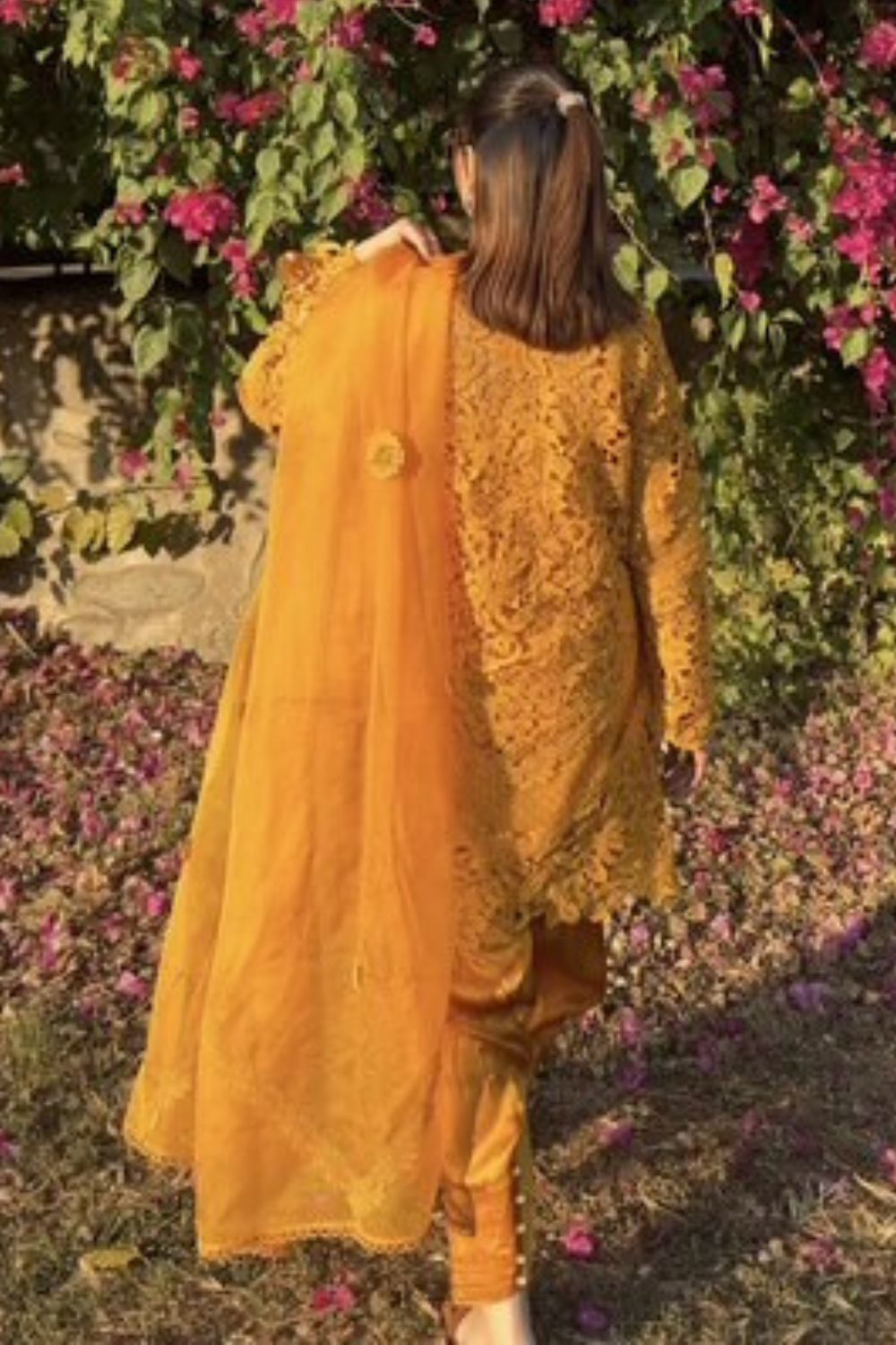 Ishita Sandhu In Our Devika Yellow Kurta Set