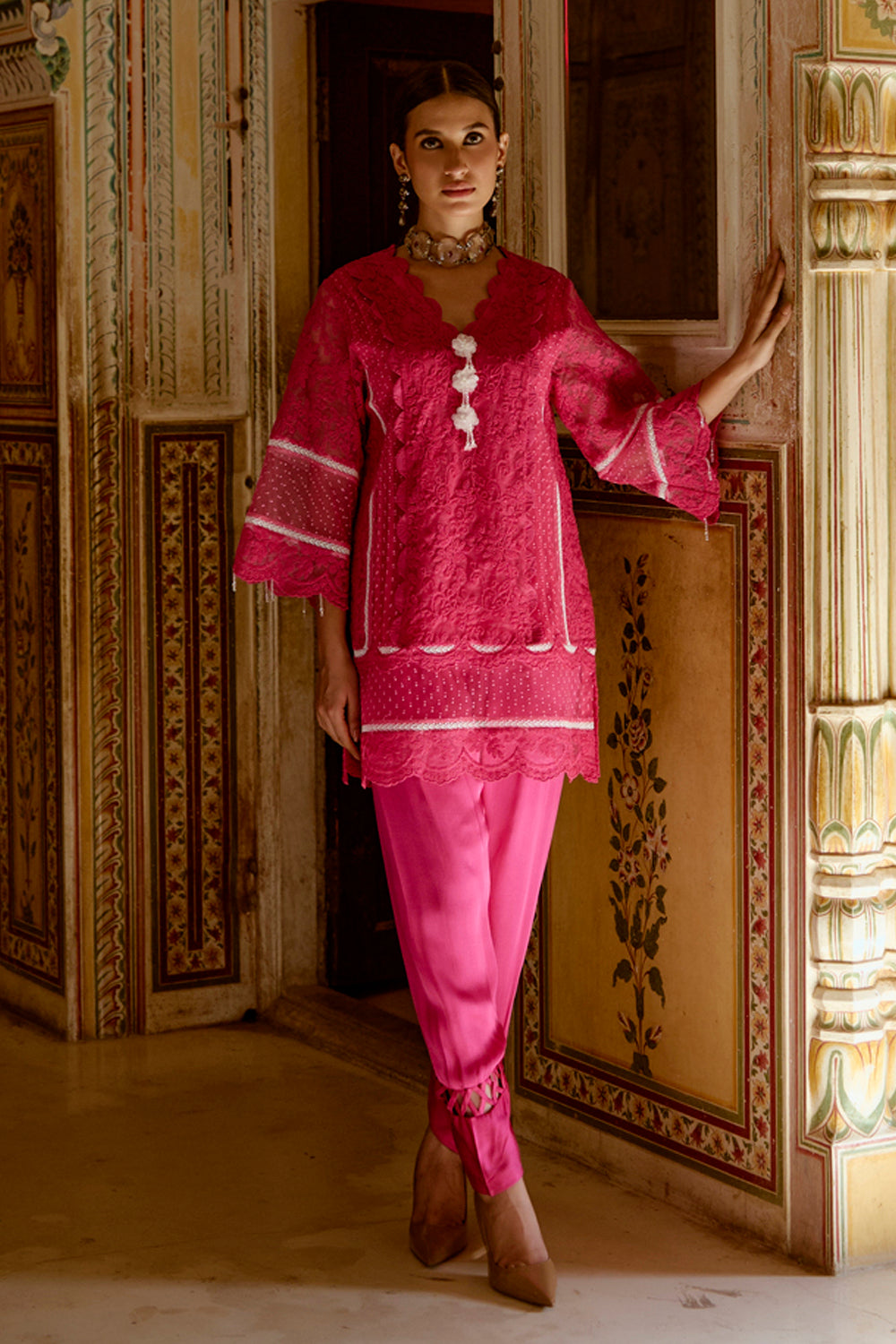 Soha Pink Kurta Set