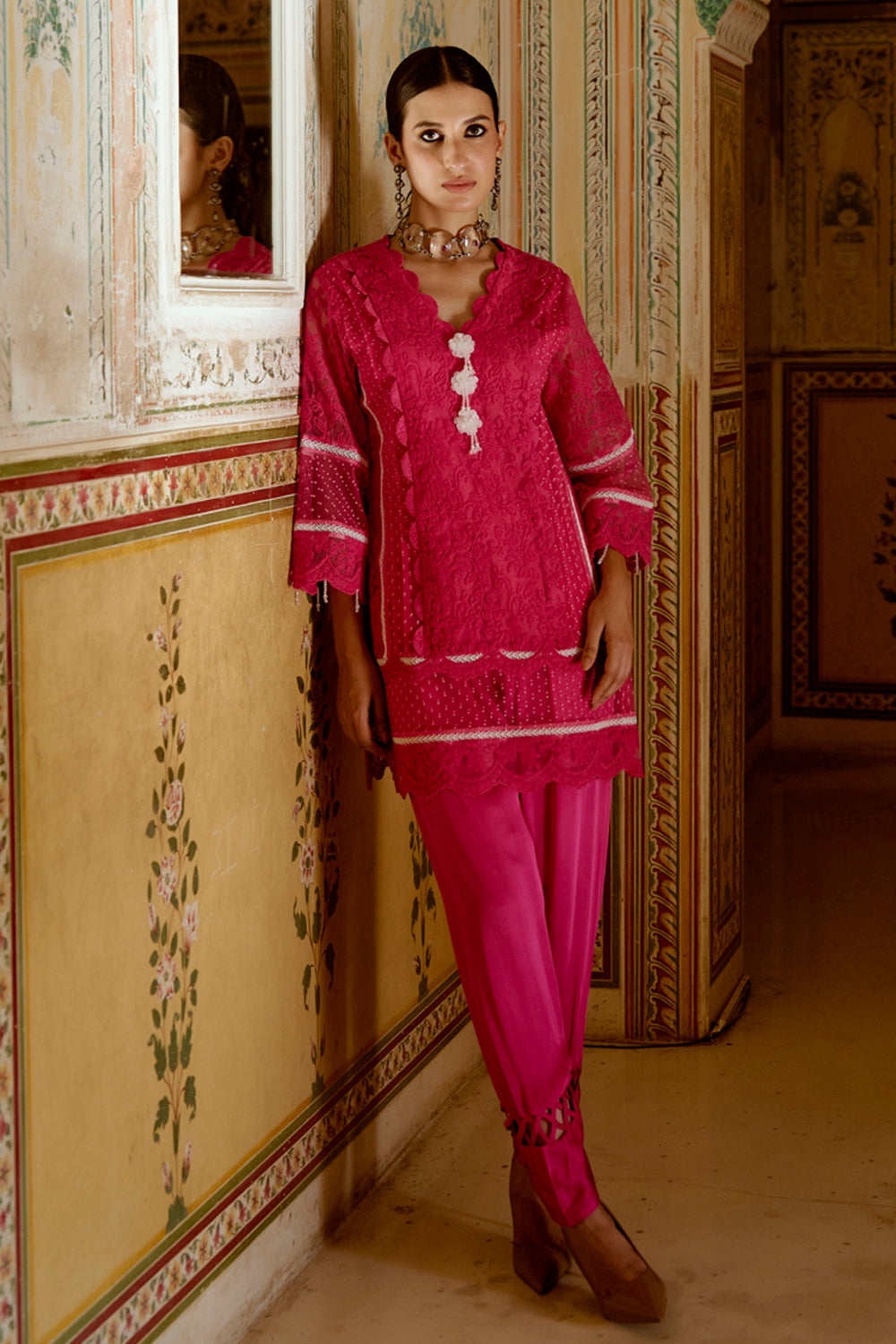 Soha Pink Kurta Set