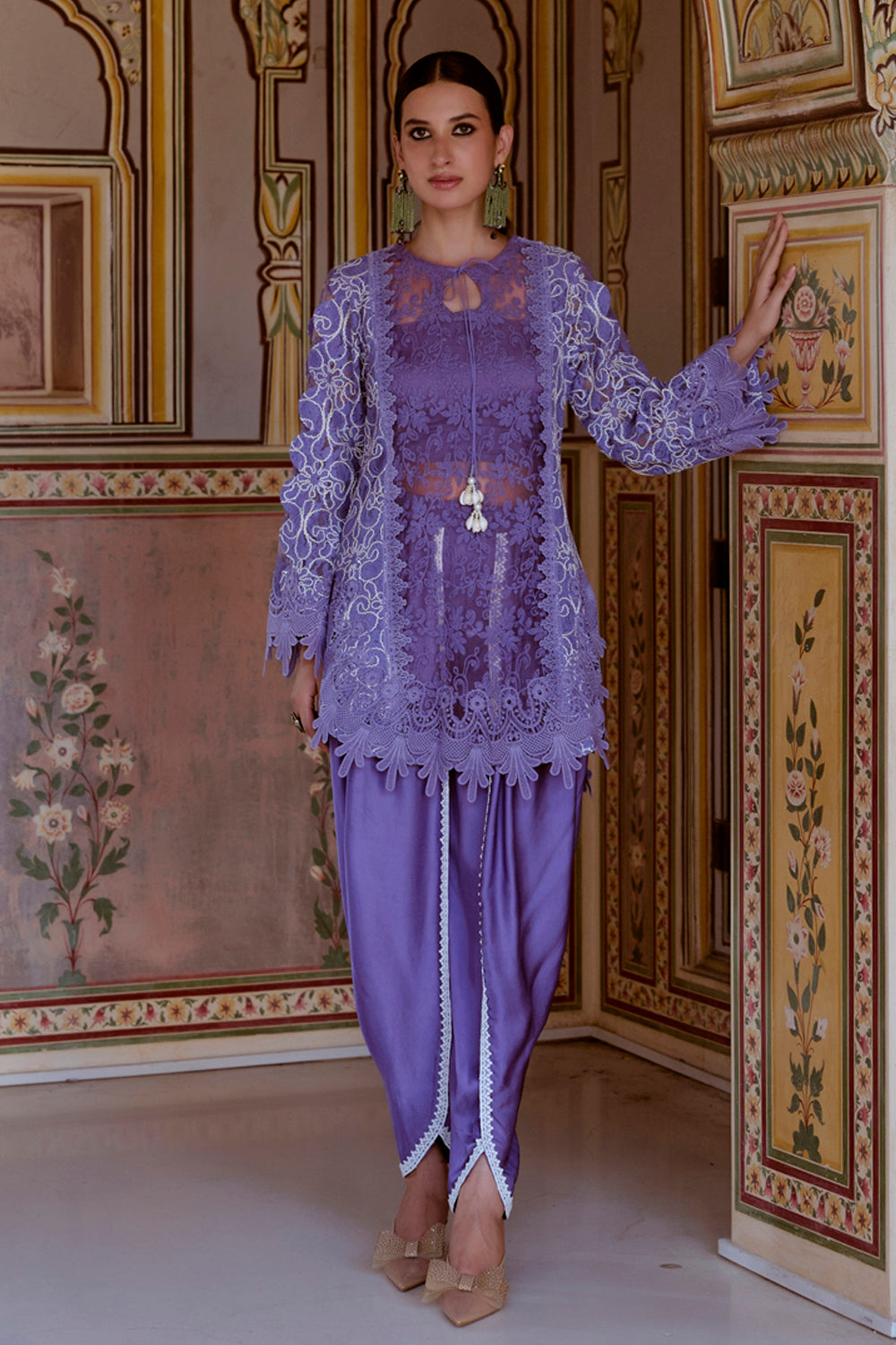 Akshi Lavendar Kurta Set