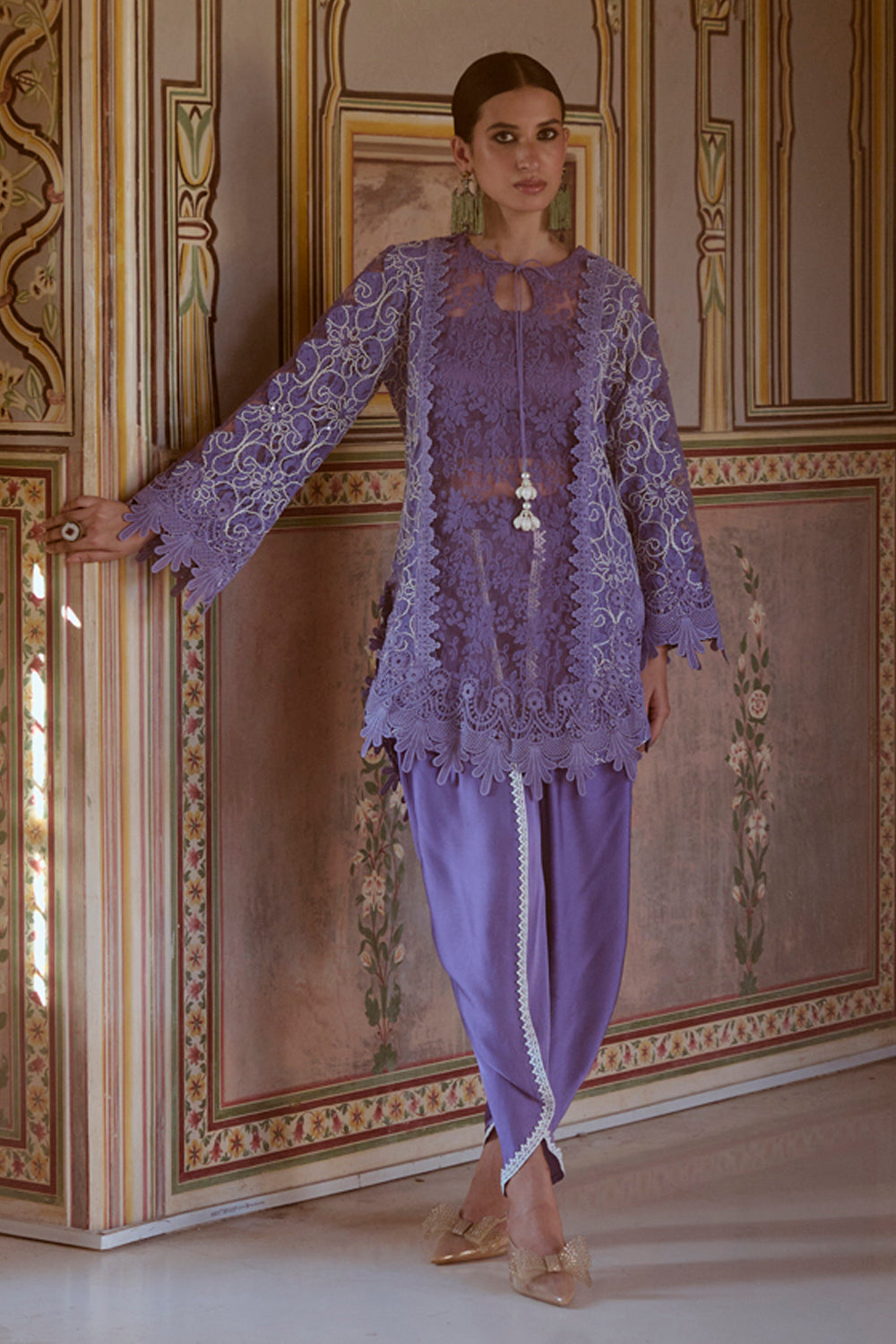 Akshi Lavendar Kurta Set