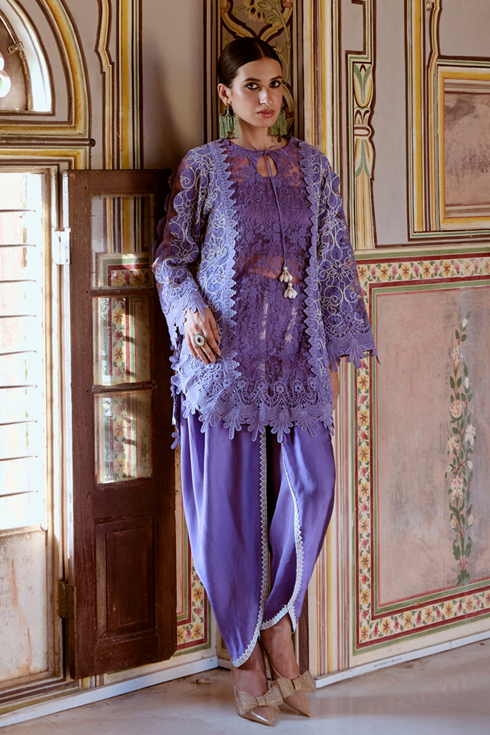 Akshi Lavendar Kurta Set