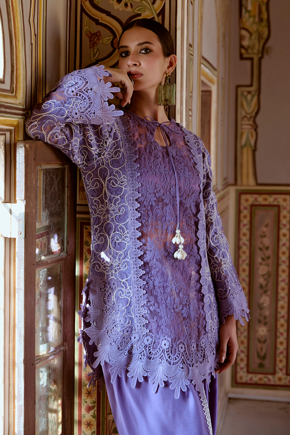 Akshi Lavendar Kurta Set