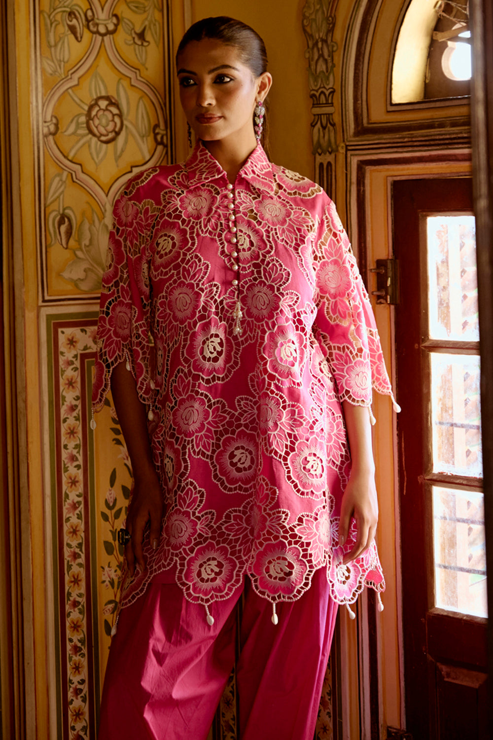 Suhana Pink Kurta Set