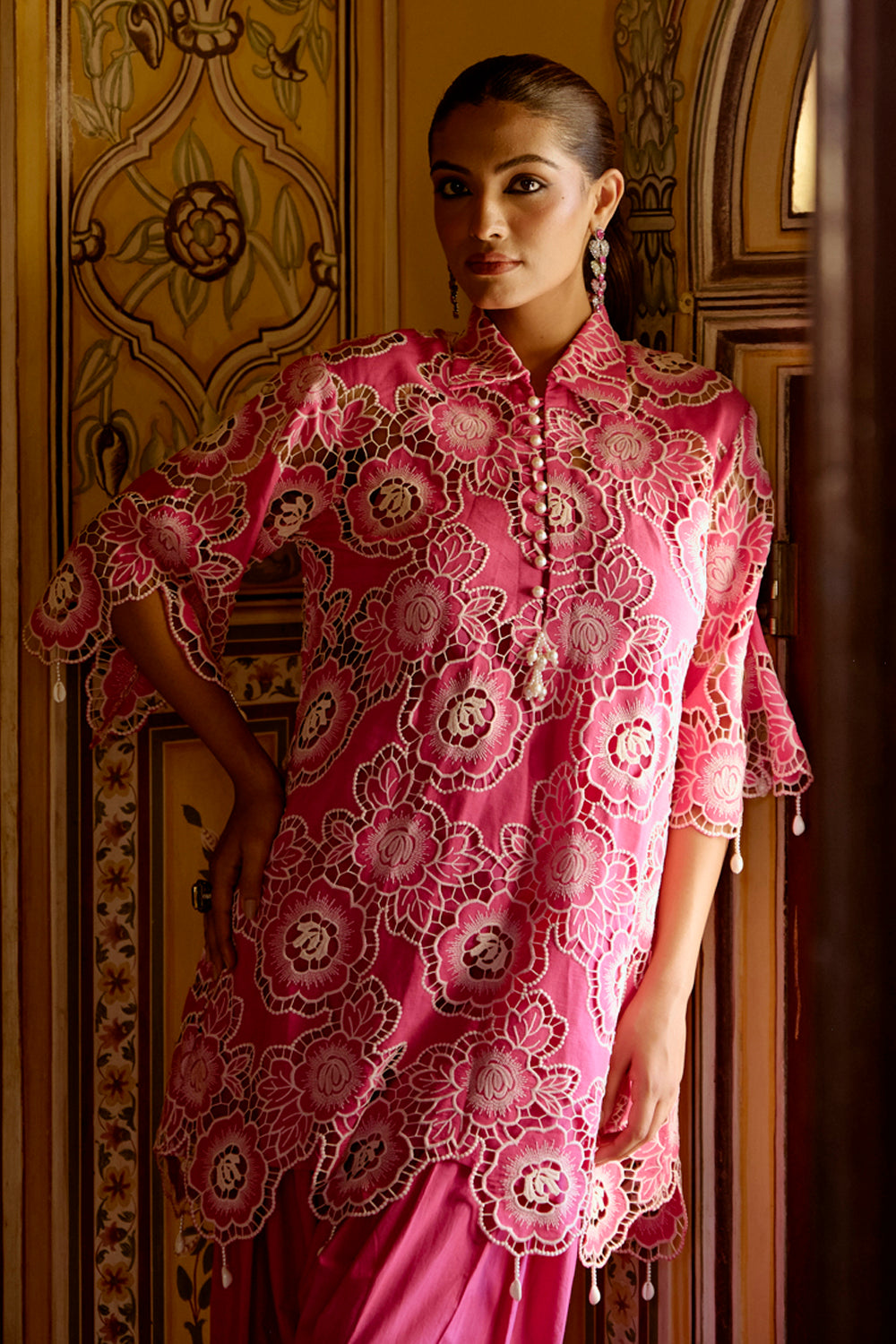 Suhana Pink Kurta Set