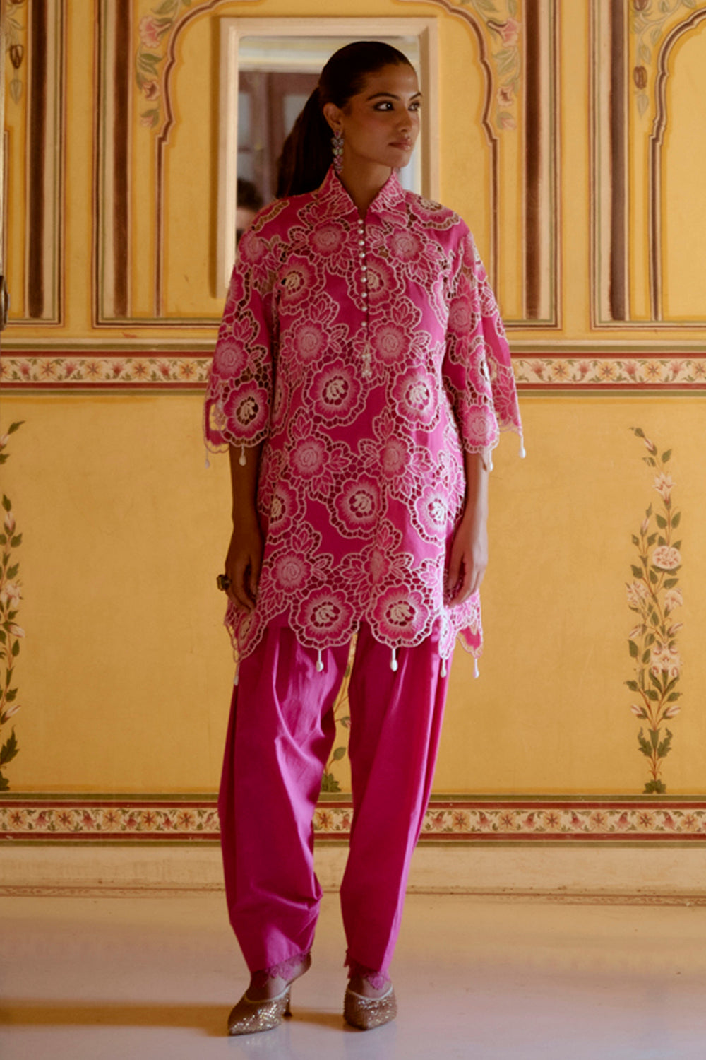 Suhana Pink Kurta Set